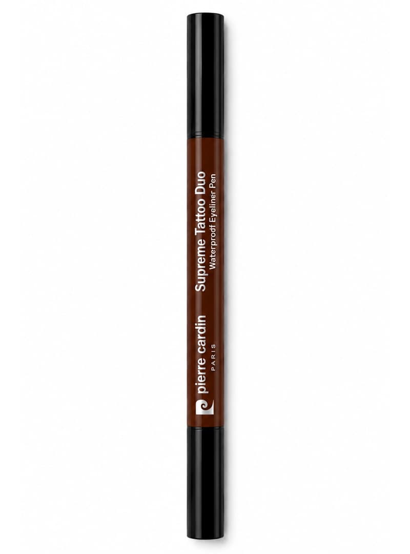 Pierre Cardin Supreme Tattoo Duo Su Geçirmez Eyeliner Kalem Kahve 01