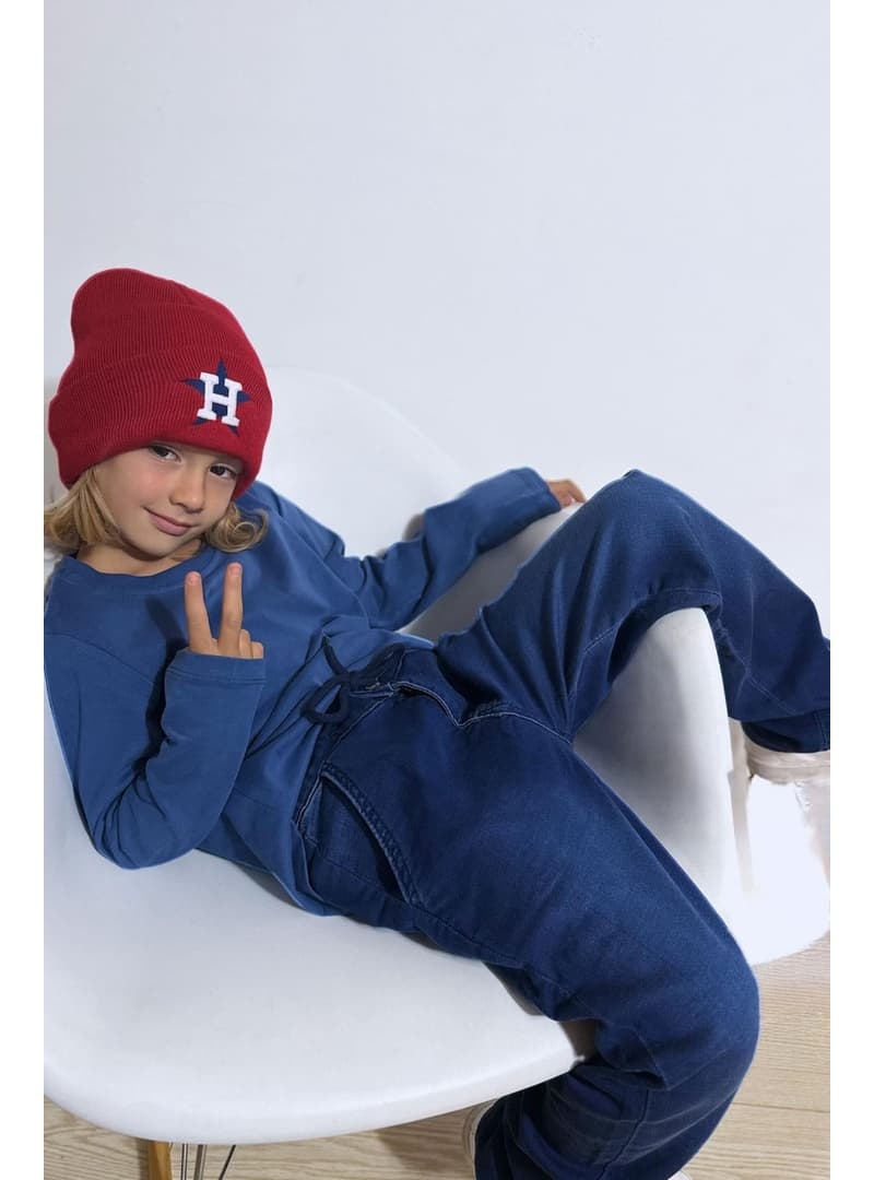 Breeze Erkek Çocuk Jean Pantolon Bağcıklı Dar Paça