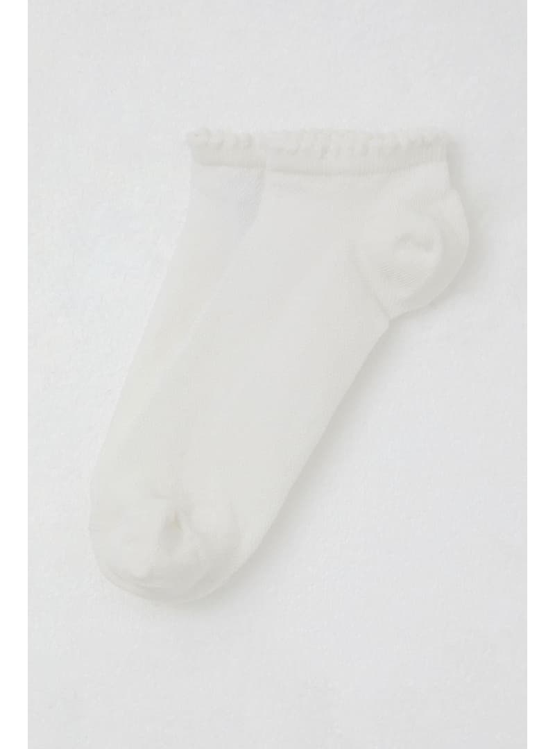 Kız Çocuk Soket Çorap Basic Ekru 13-14 Yaş