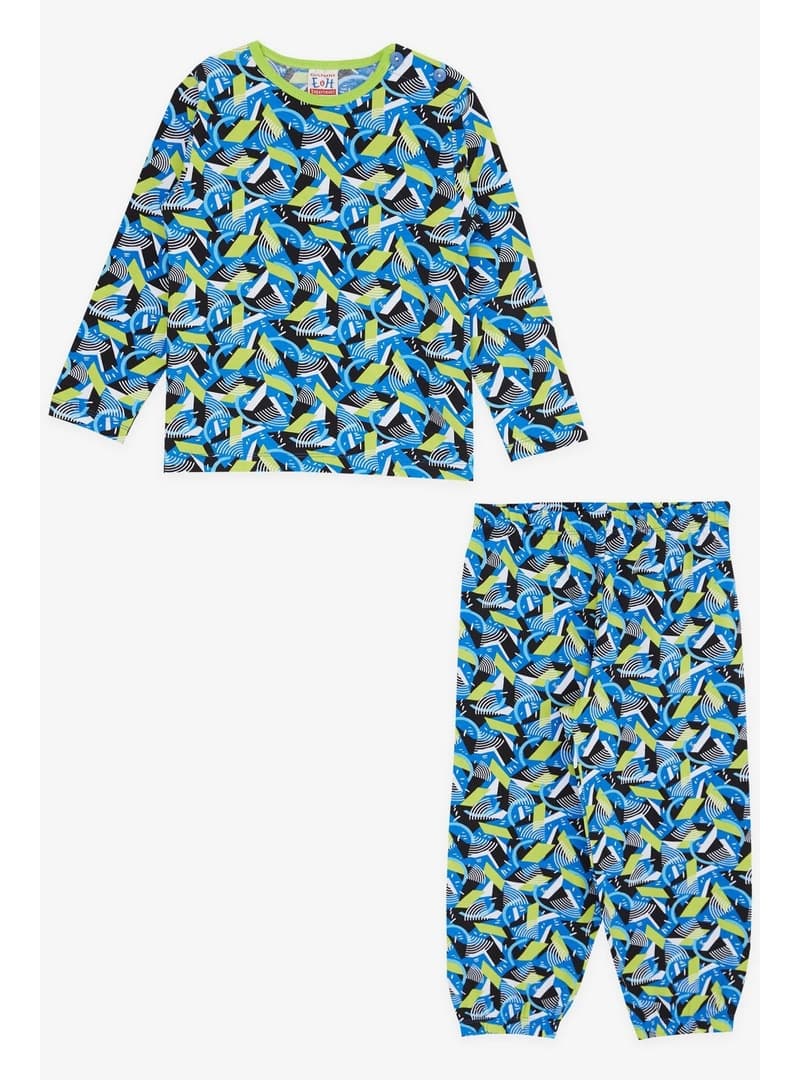 Erkek Bebek Pijama Takımı Desenli Pamuklu