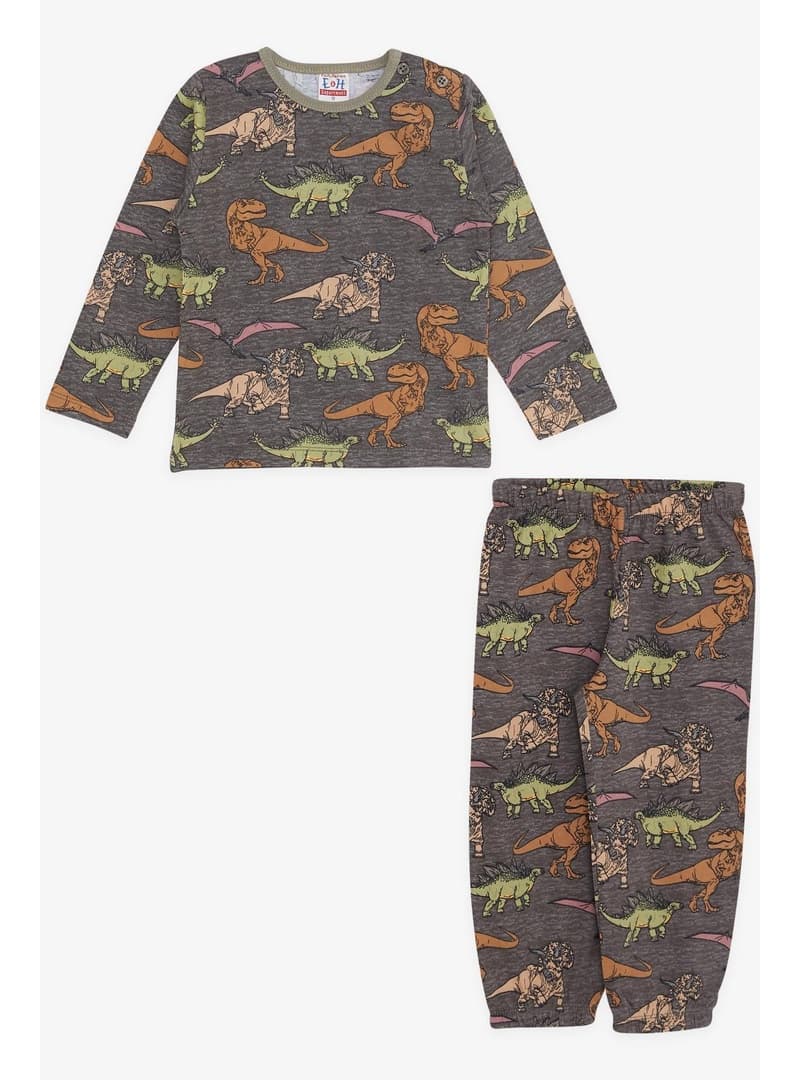 Dinozor Desenli Pijama Takımı