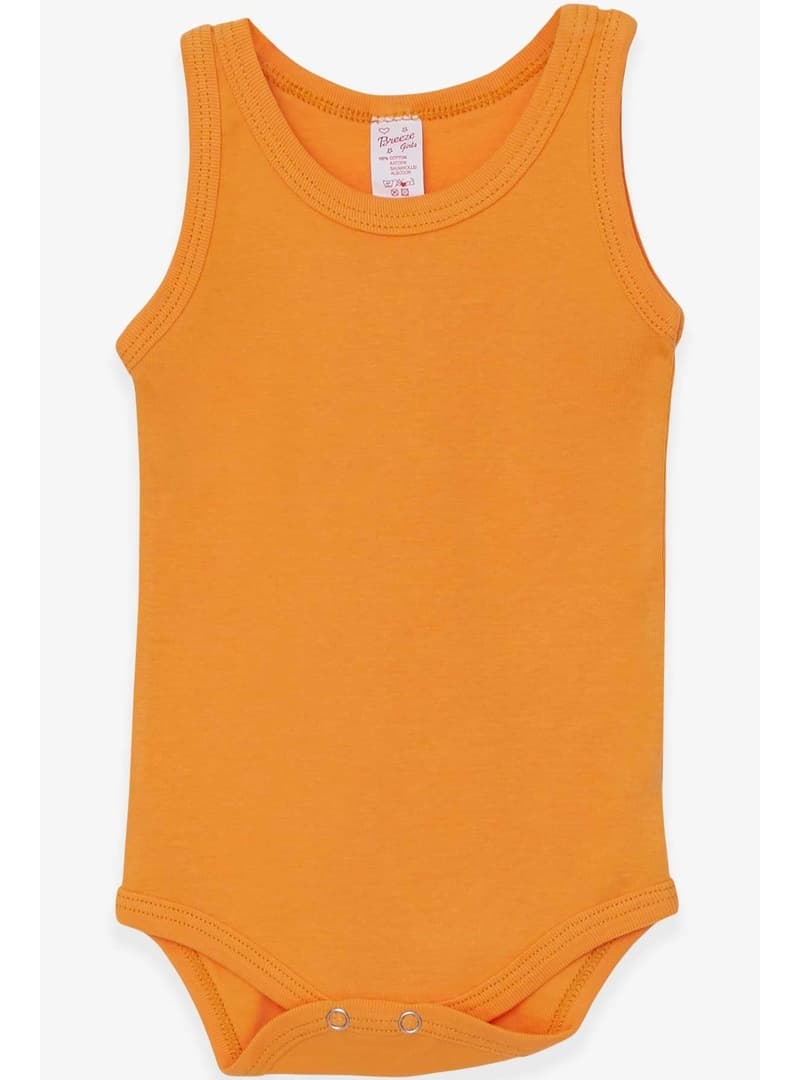 Breeze Kız Bebek Çıtçıtlı Body Hardal Sarı