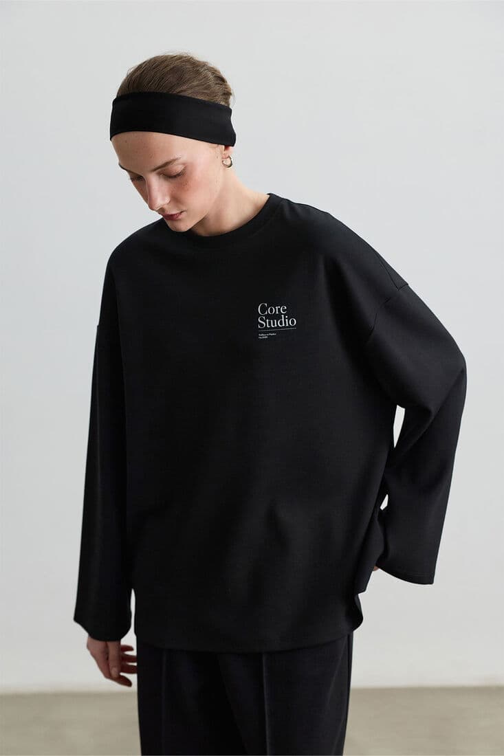 CORE STUDIO UZUN KOLLU T-SHIRT