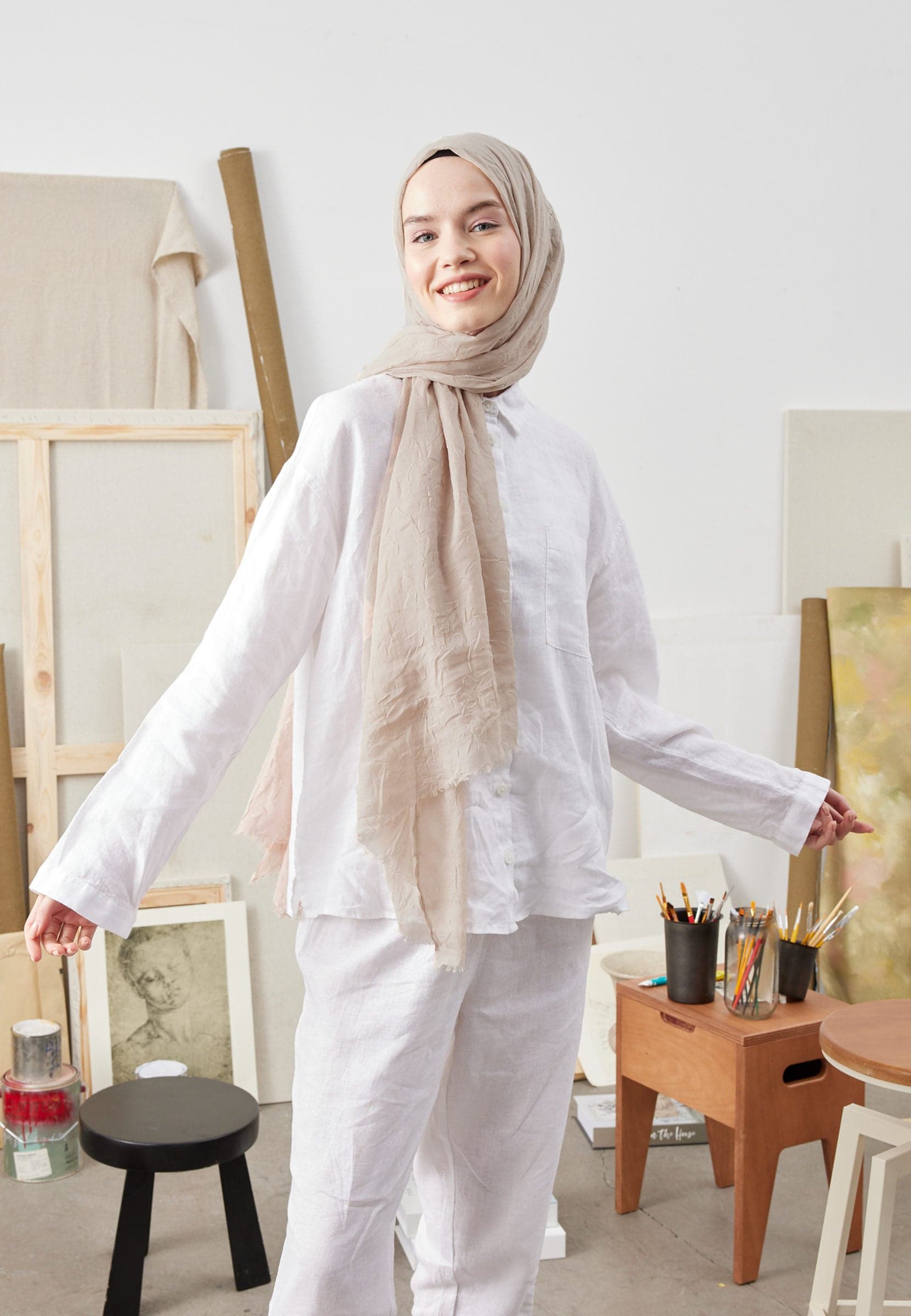 Bambu Şal Nude