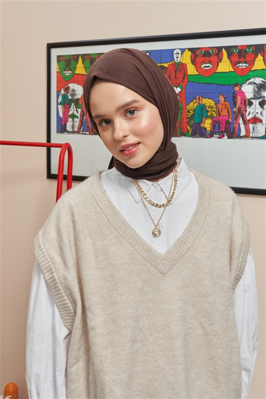 Penye Şal Acı Kahve
