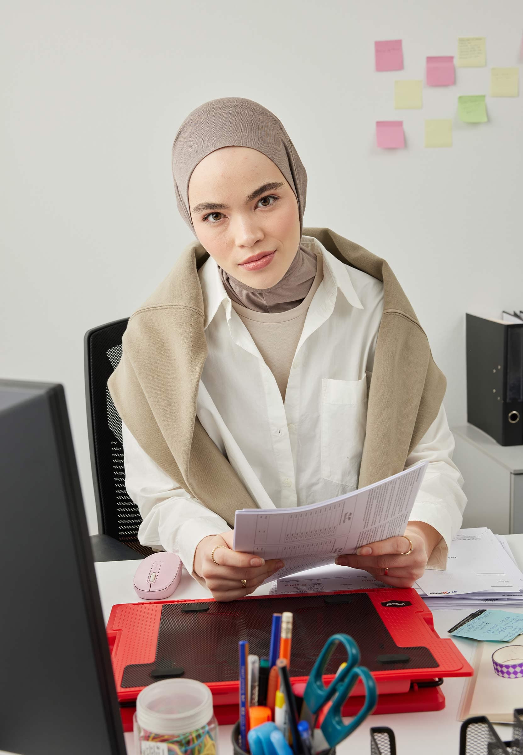 Athletic Hijab Kül
