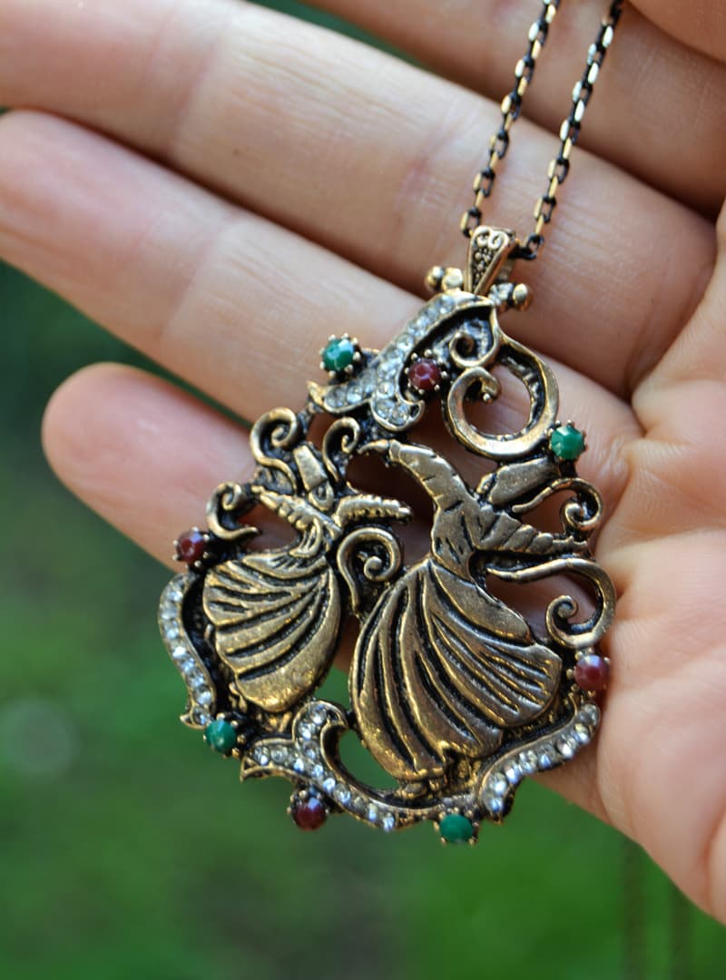 Semazen Kolye Bronz