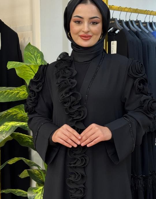 Bayan Siyah 6245 CEYLİN ABAYA TEK