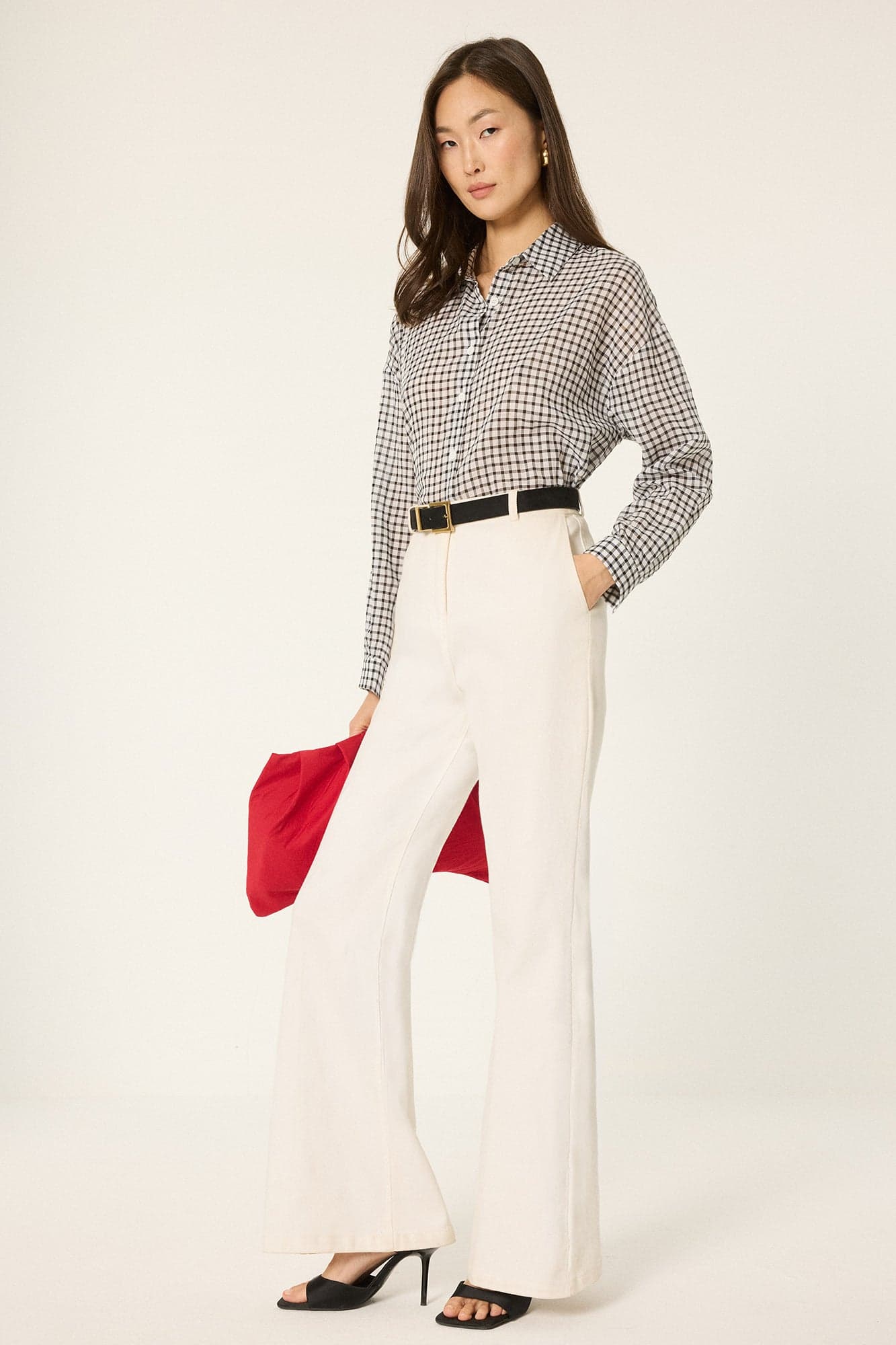 CHECKERED OVERSIZED SHIRT