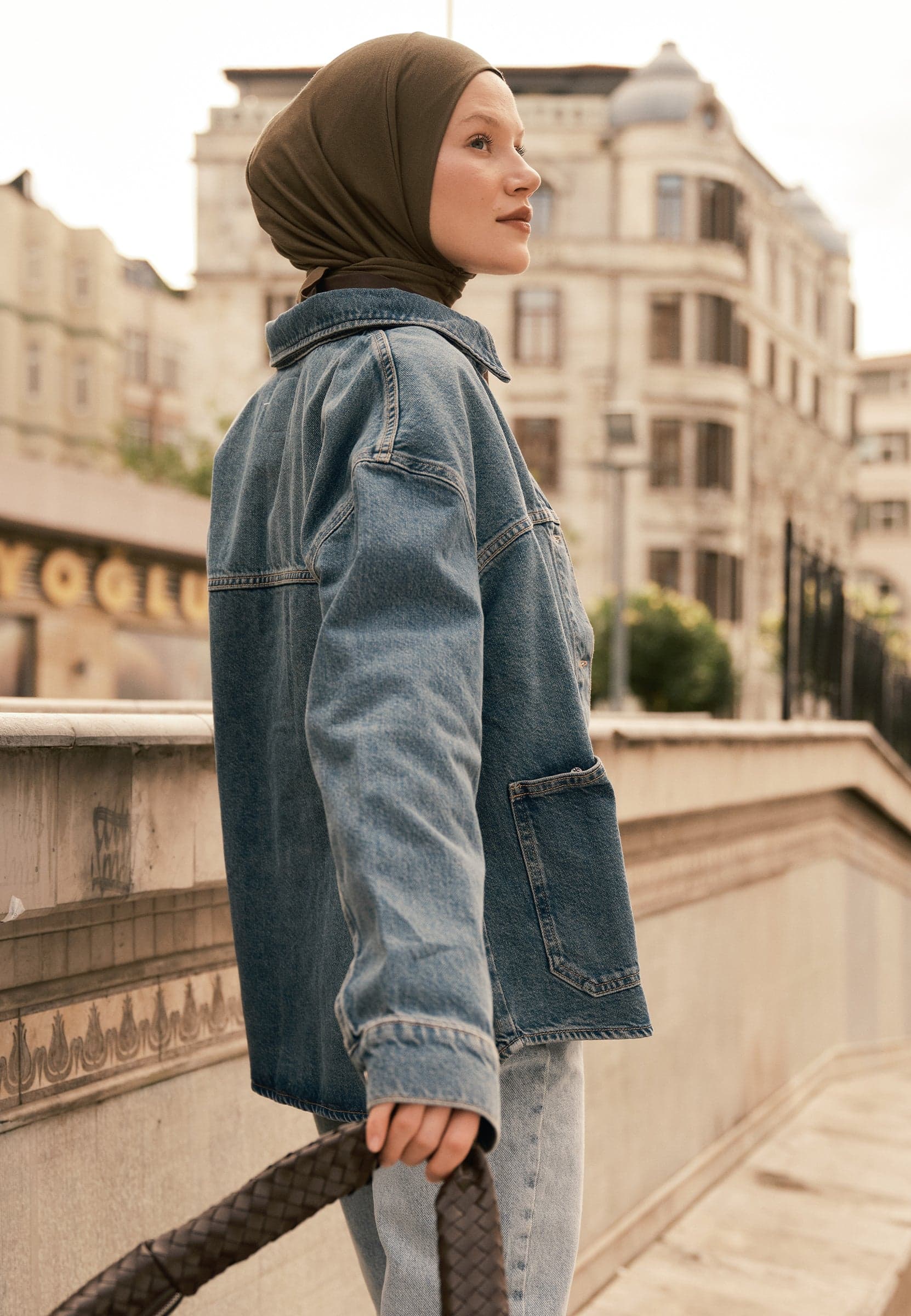 Athletic Hijab Haki