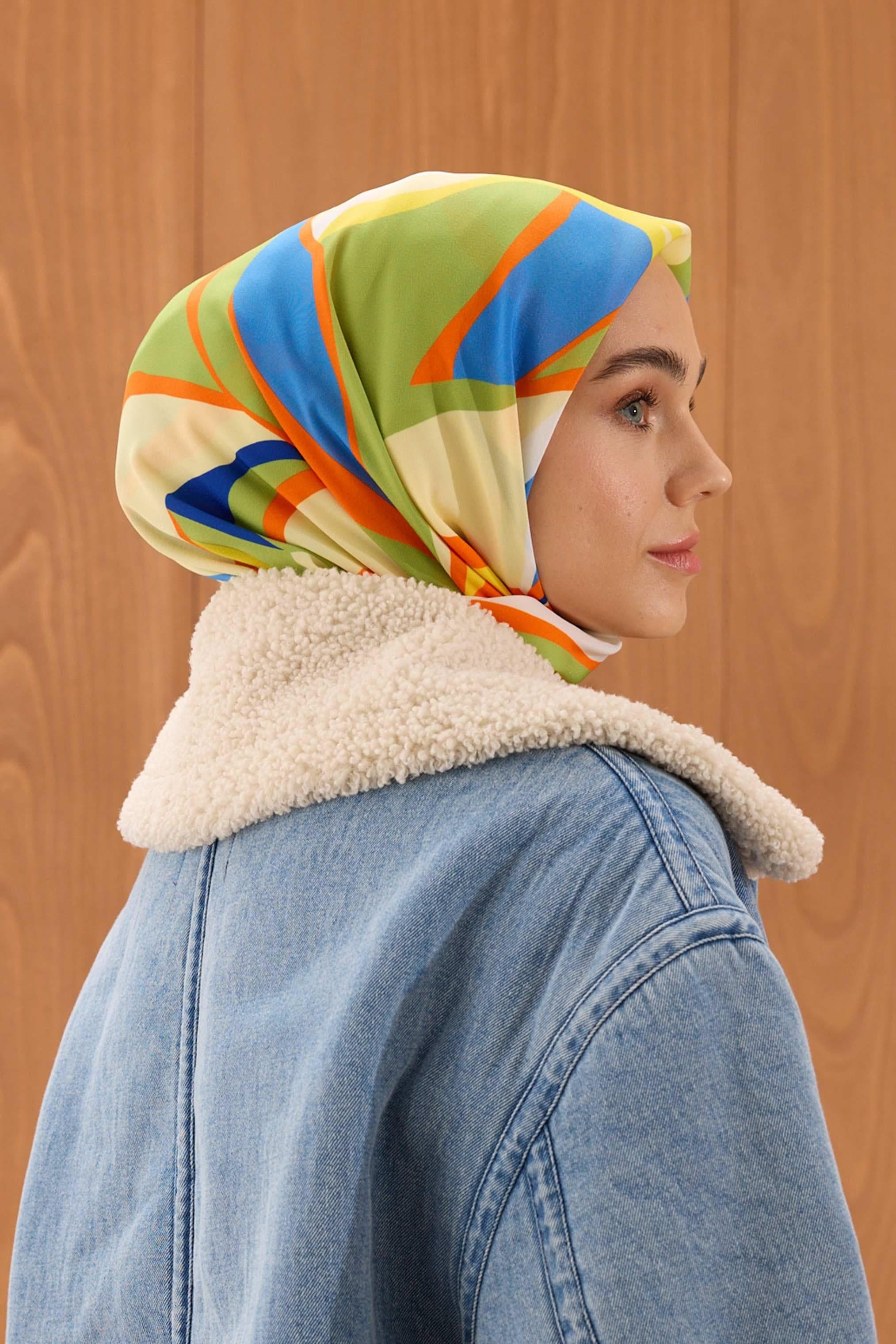KAMELYA TWİLL EŞARP SARI