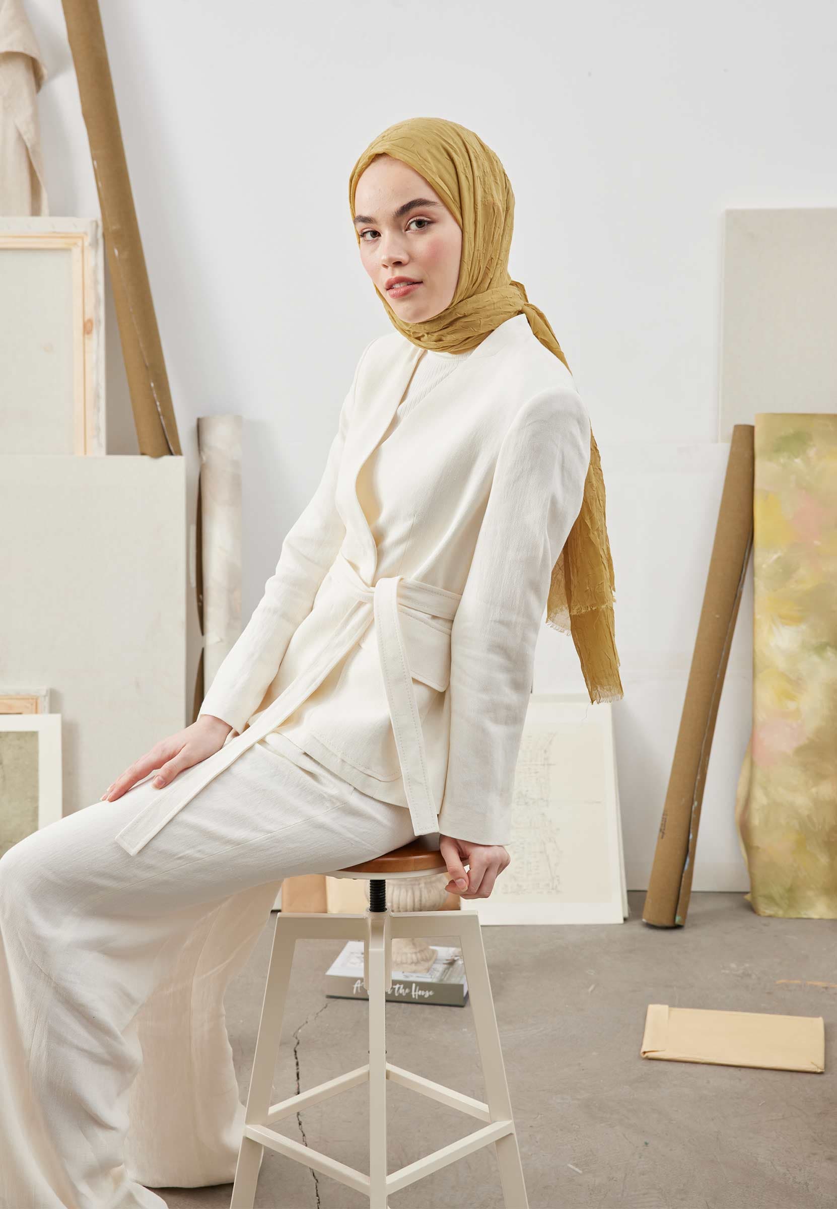 Bambu Şal Tatlı Sarı