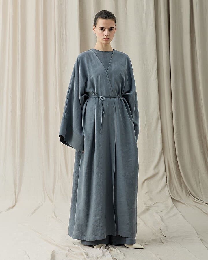 Tencel Diamond Kimono Abaya Nefti