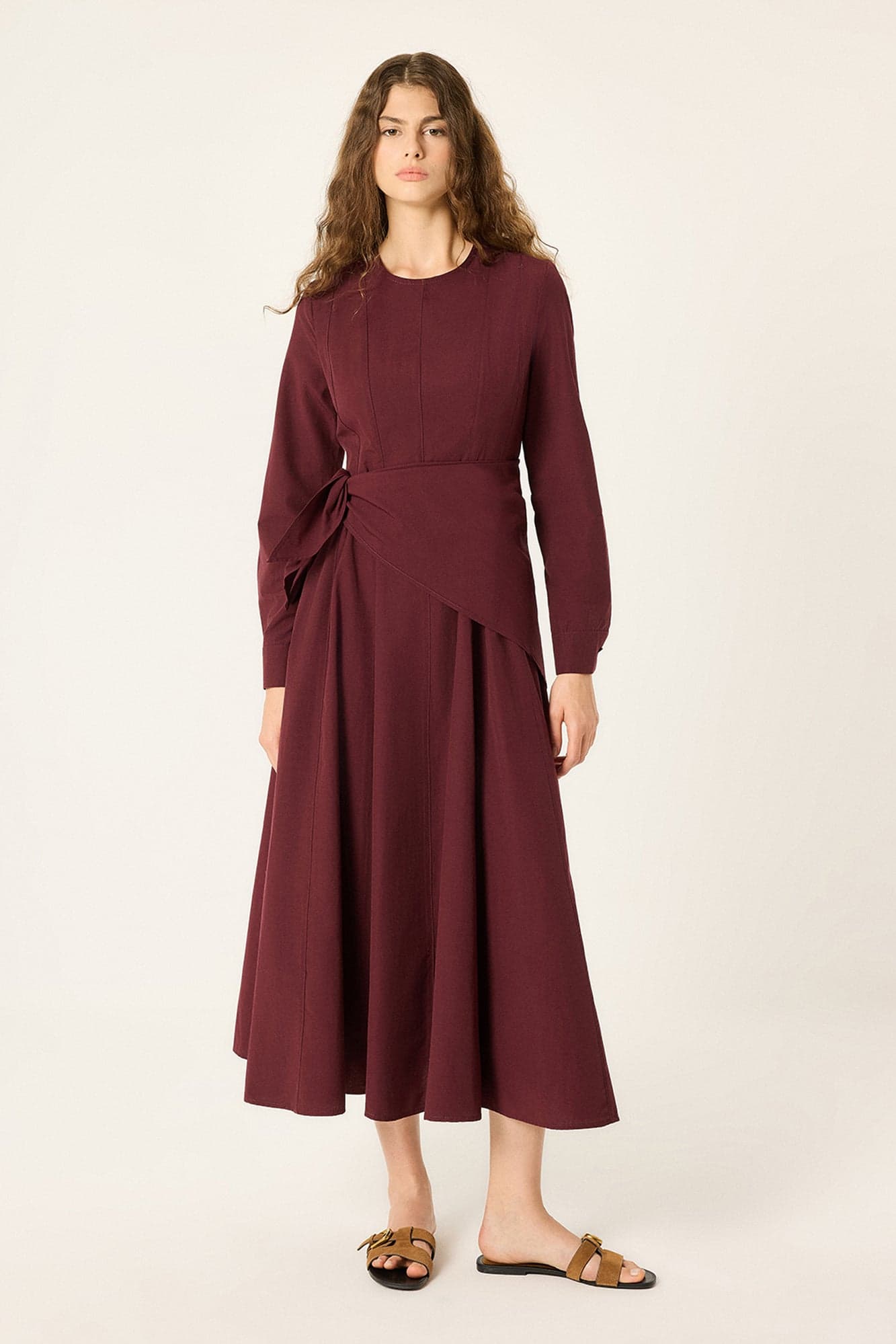 COLLAR DETAILED DRESS
