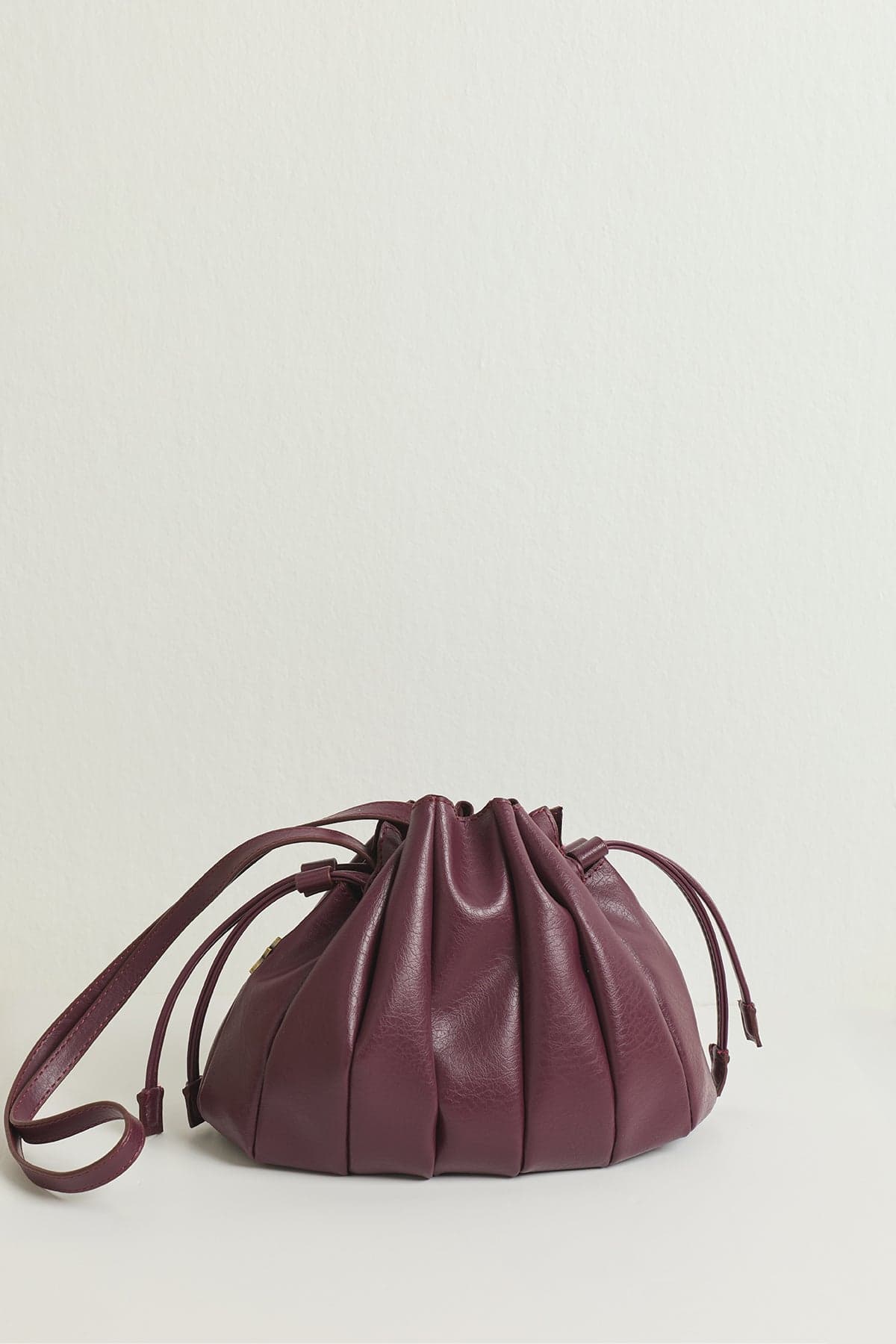 Pouch Omuz Çantası Mürdüm
