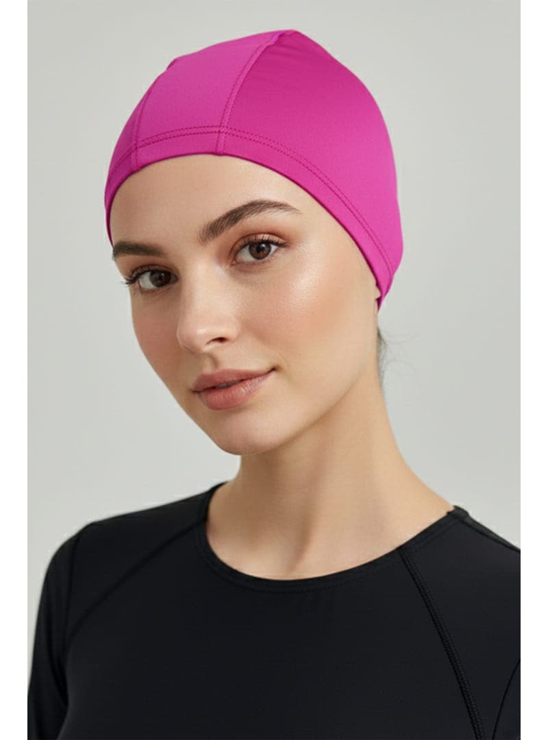 Deniz Havuz Düz Bone Pembe