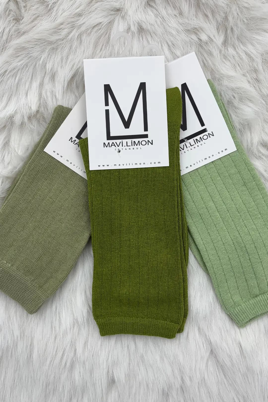 3'lü Green Çorap