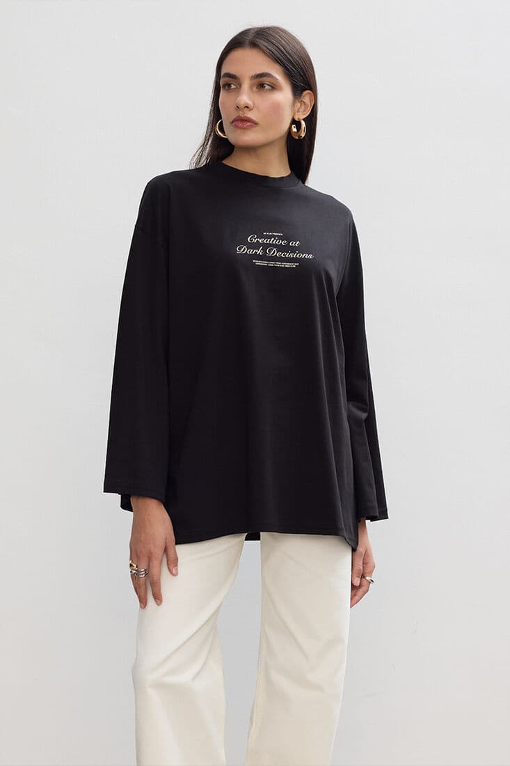 DARK DESICIONS UZUN KOLLU T-SHIRT