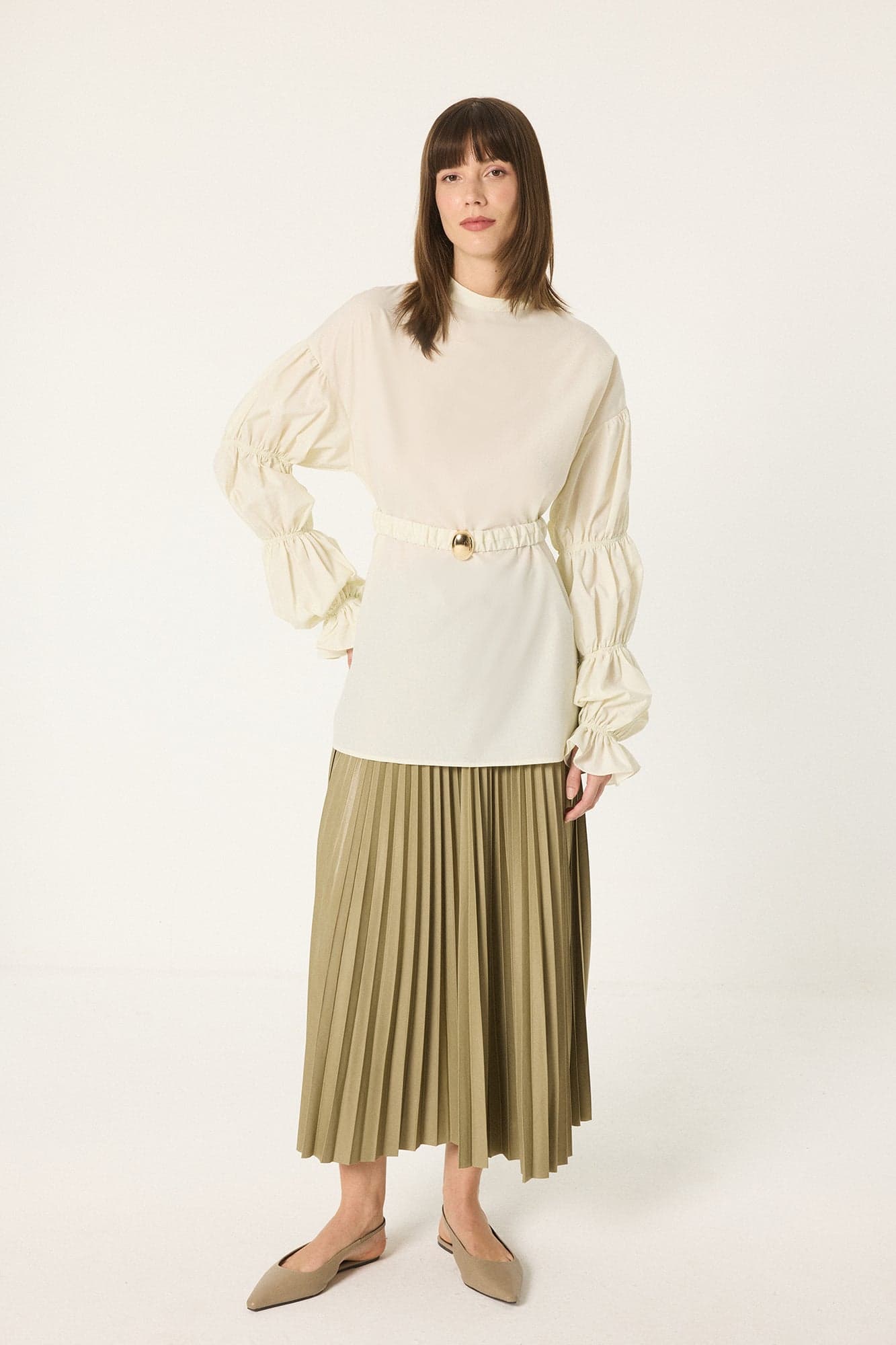 BALLOON SLEEVE TUNIC