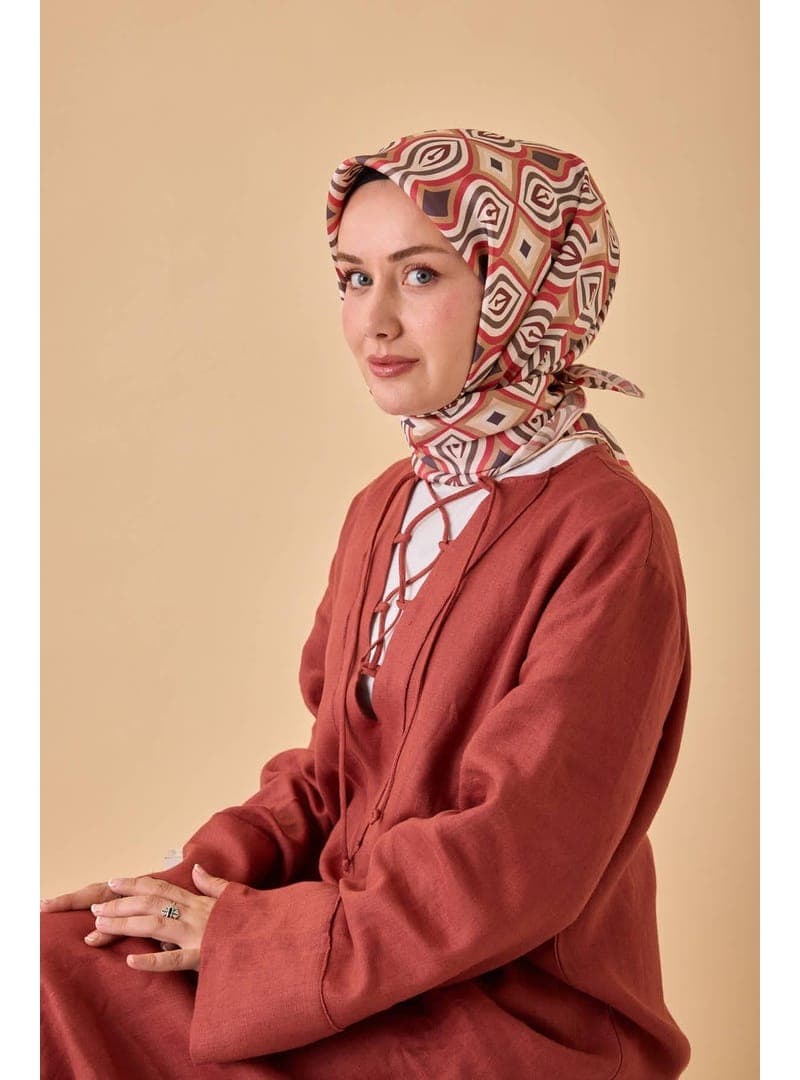 İpek Eşarp Çok Renkli