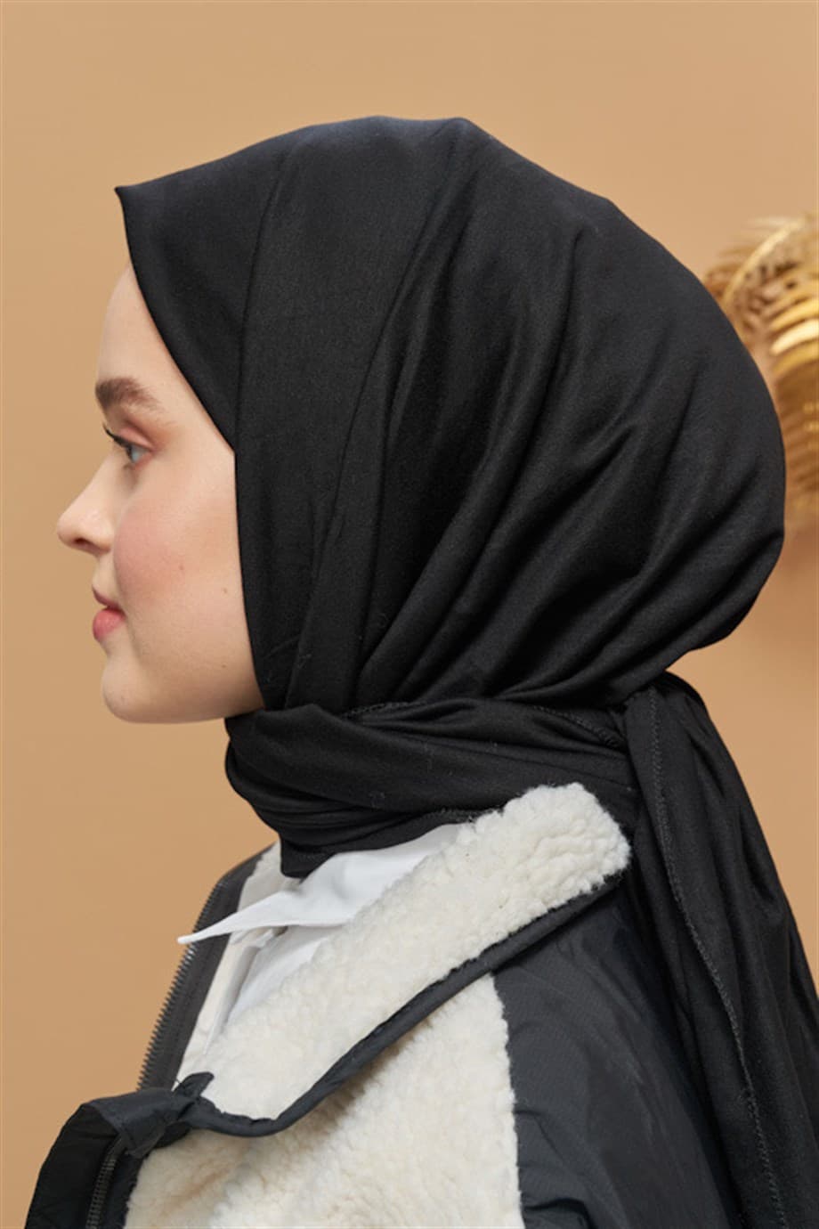 Penye Şal Siyah