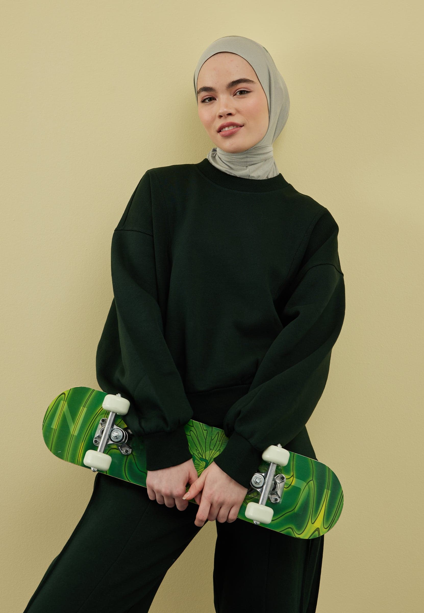 Athletic Hijab Uçuk Yeşil
