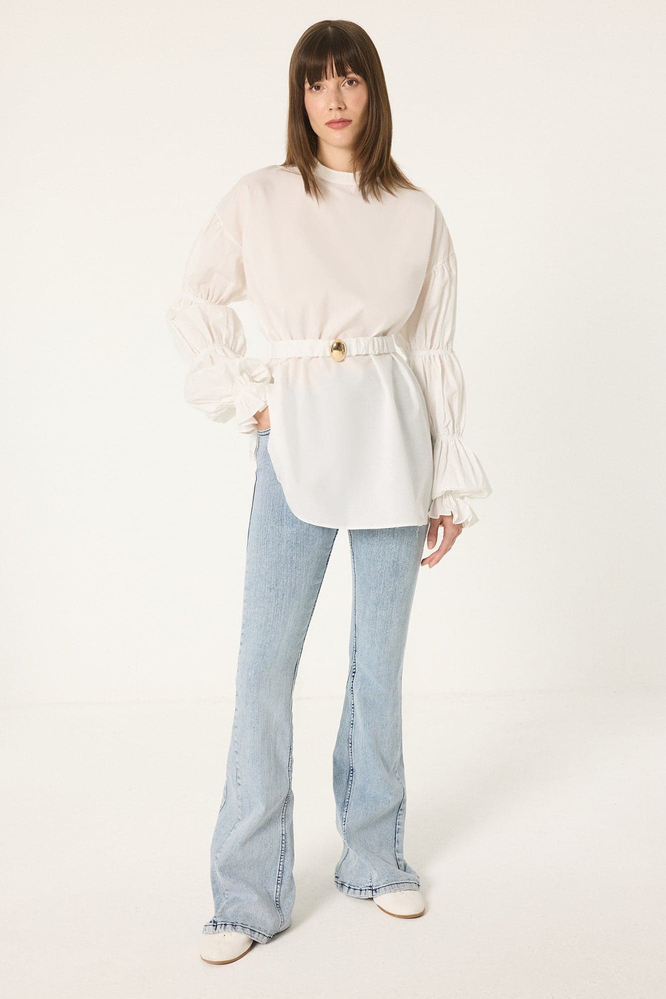 BALLOON SLEEVE TUNIC