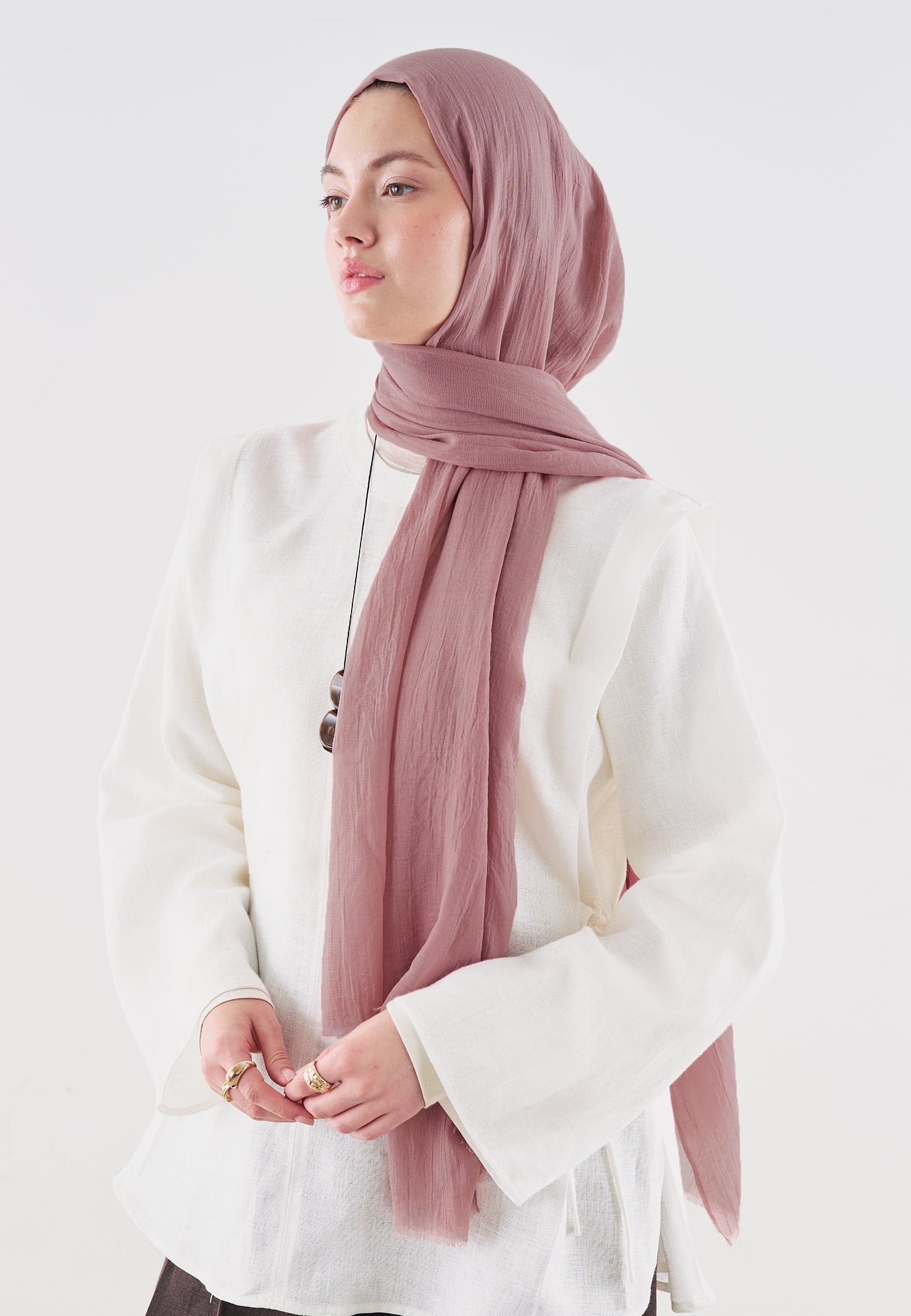 Premıum Dubaı Şal Gülpembe