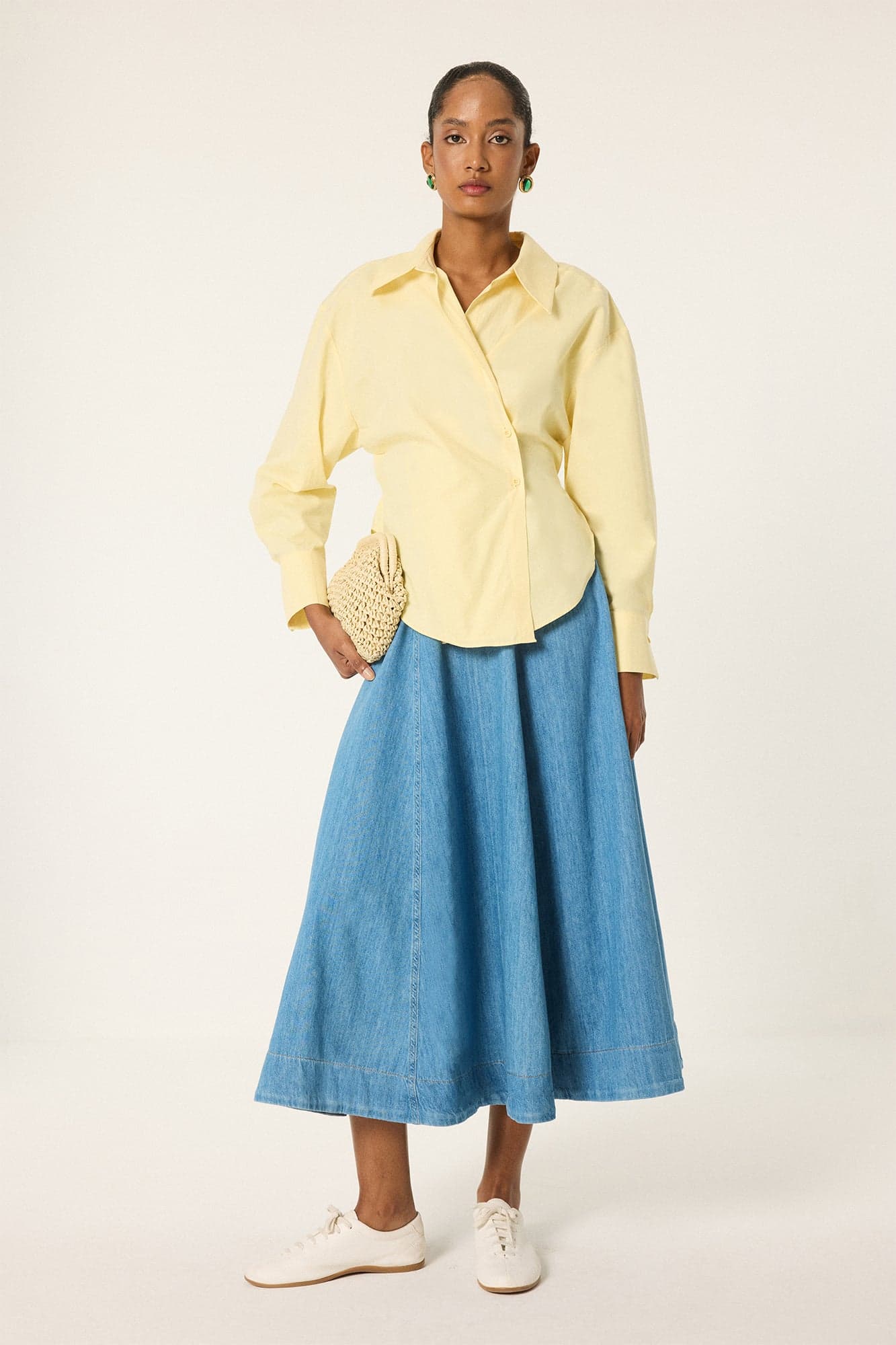 VERSATILE TRANSFORMABLE POPLIN SHIRT