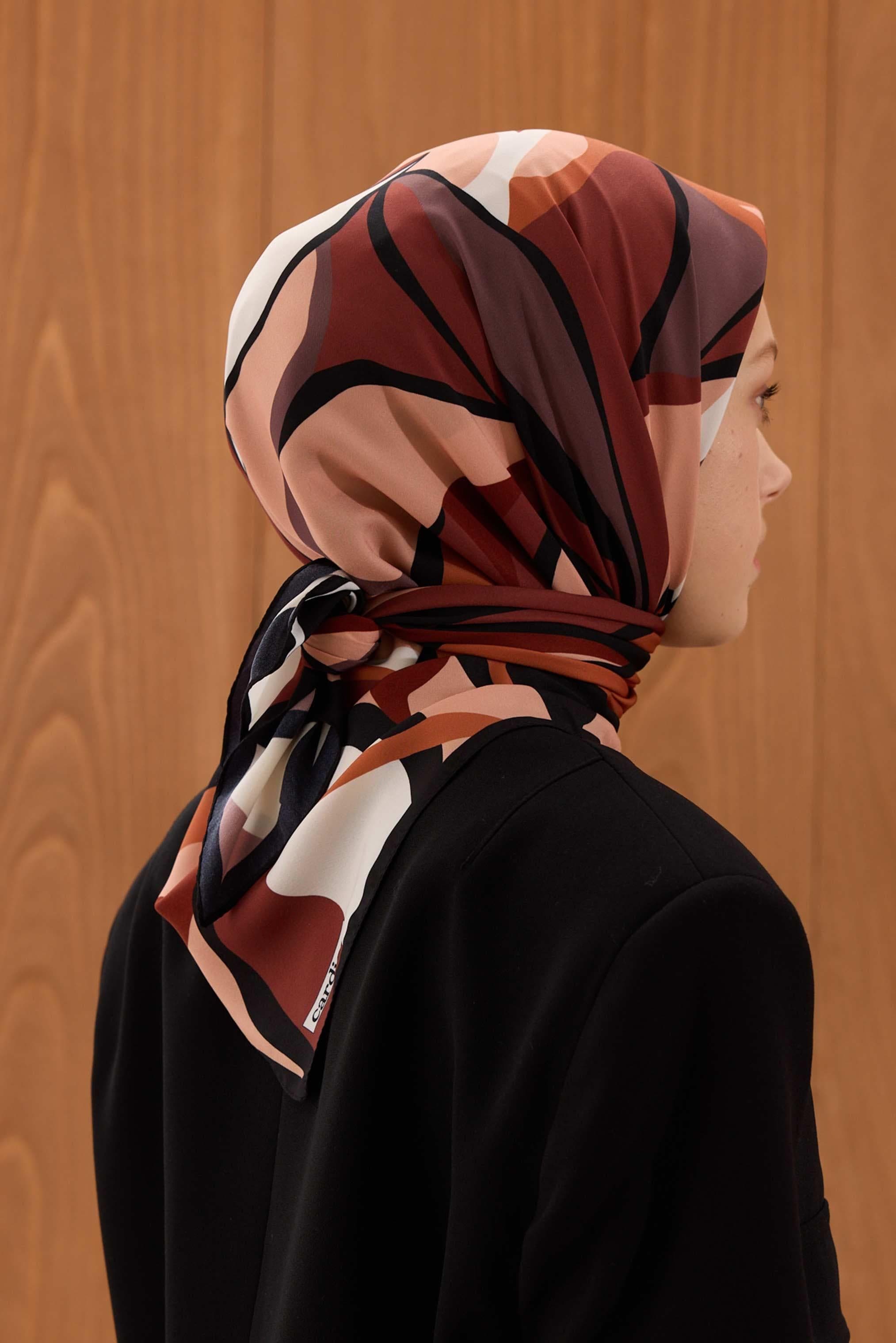 KAMELYA TWİLL EŞARP KİREMİT