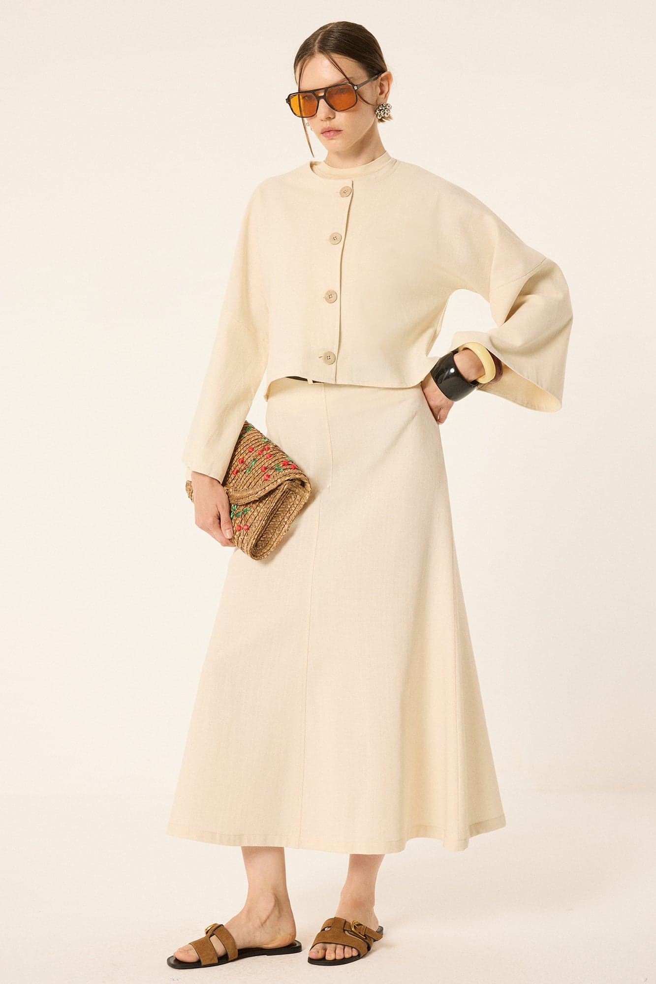 JACKET AND SKIRT SET