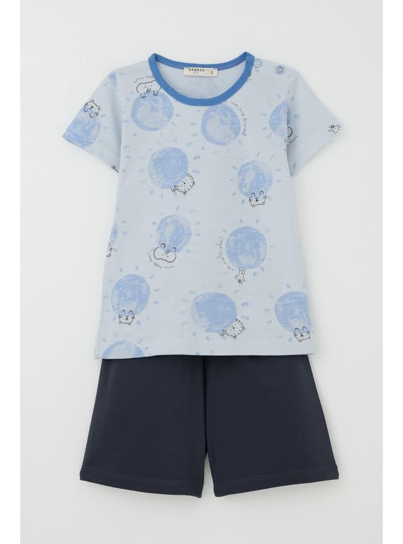 Breeze Kız & Erkek Bebek Pijama Takımı Hayvan Desenli