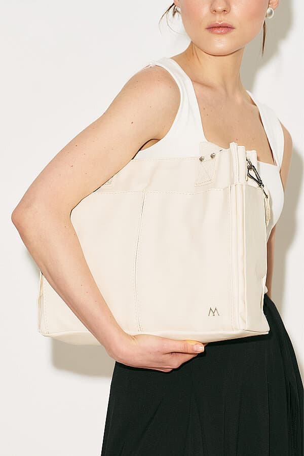 DERİ EVERYDAY BAG BEJ