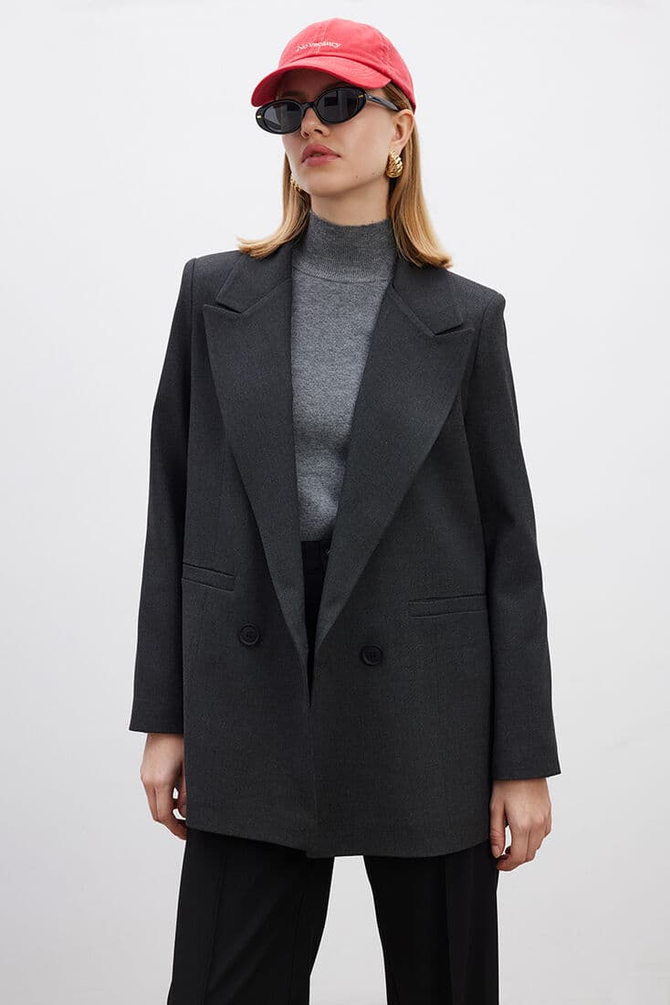 ANTRASİT KLASİK BLAZER